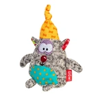 М'яка іграшка для собак S GiGwi Plush Friendz Гігві Ведмідь у ковпаку з пищалкою, текстиль, 10 см (4823089351599)