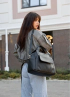 Женская спортивная cумка Sambag Vogue BKT черный 37 х 25 х 16 см (90158001)