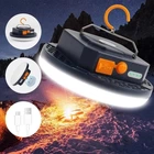 Ліхтар акумуляторний Moslighting MOS-14 з повербанком 9900 мАг синій (жовте світло)