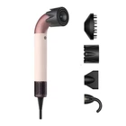 Фен-стайлер Super Hairdryer 1600 Вт Профессиональный мультистайлер для укладки и сушки волос с ионизацией, 4 насадками и 3 режимами температуры и скорости Многофункциональный стайлер для дома и салона Розовый