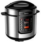 Мультиварка Hoco HJD27A 1000W, 6л електрична для приготування 3в1 (Скороварка + мультиварка + рисоварка) Чорний