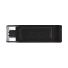 Флешка Kingston DataTraveler 70 128 ГБ USB Type-C чорна