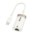 Перехідник HOCO UA41B Crystal Type-C ethernet adapter(100 mbps) apricot