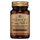Вітамін D3 Solgar (Vitamin D3) 5000 МО 60 капсул SOL03312