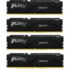 Модуль пам'яті для комп'ютера DDR5 128GB (4x32GB) 5600 МГц Beast Black XMP Kingston Fury (ex.HyperX)