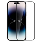 Защитное стекло Tempered 5D противоударное для iPhone 14 Pro черное