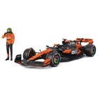Автомодель с фигуркой Bburago F1 McLaren MCL38 (1:24)