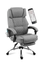 Офисное кресло Mark Adler Boss 6.0 Grey (Ткань) с массажем и подогревом