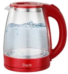 Чайник скло Dario DR1802 red