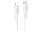 Кабель USB Borofone BX111, PD27W, Type-C to Lightning, 1m, Белый