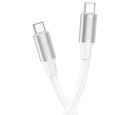 Кабель USB Borofone BX82, Type-C to Type-C, PD 60W, 1m, белый