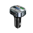 Адаптер автомобільний Hoco car BT FM transmitter E70 |2USB/Type-C, PD/QC, 30W/3A| Black