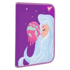 Папка факультативна YES "Space Girl" A4 пластикова на блискавці (491968)