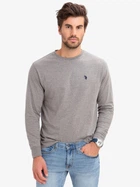 Лонгслив мужской U.S. Polo Assn 114008-0400A(Campus Heather Gray) 2XL Серый (786660328981)