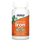 Залізо Now Foods (Iron) 36 мг 90 капсул (NOW-01444)