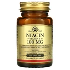 Ніацин, Вітамін В3, Niacin (Vitamin B3), 100 мг, Solgar, 100 таблеток