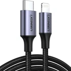 Кабель зарядки UGREEN USB 20 Type-C to Lightning 1м 60Вт черный (LKMTR_885849)