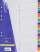 Розділювач алфавітний Buromax A4 від А до Я асорті пластик 28 шт. (BM.3214)
