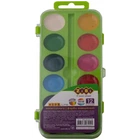 Фарби акварельні Zibi 12 кол без/п біла пластикова коробка KIDS Line (ZB.6544-08)
