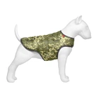 Курточка-накидка для собак WAUDOG Clothes, рисунок "Милитари", размер XXS (501-4026)