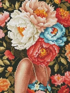 Алмазна мозаїка Загадка півоній 30x40 Brushme (RDBS7029)