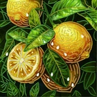 Алмазна мозаїка Жовті лимони 25x25 Brushme (BH023)