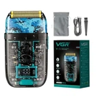 Электробритва VGR Professional Foil Shaver V-352 7500 об/мин Li-Ion 1200 мАч USB Type-C прозрачный синий