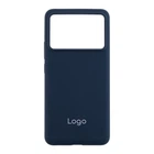 Противоударный Чехол Liquid Silicone (AA) для Xiaomi Poco F6 Pro 08.Dark Blue