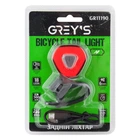 Ліхтарик на велосипед задній 18xLEDs 35lm 260mAh microUSB