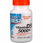 Пищевая добавка Doctor's Best Витамин D3 5000 МЕ 360 капсул DRB00250