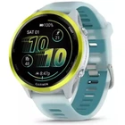 Смарт-часы Garmin Forerunner570 47mm Amp Yellow Aluminum w.Translucent Whitestone/Turquoise Band (010-02971-01)
