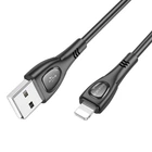 Кабель USB Borofone BX98, USB to Lightning, 2.4А, 1m, черный