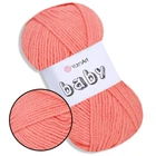 Пряжа YarnArt Baby, Помаранч No622 100% акрилова дитяча нитка для іграшок, пінеток, пледів, одягу, в'язання спицями та гачком