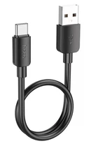 Кабель для павербанка HOCO X96 USB-A - Type-C 27W 0.25 м Чорний