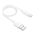Кабель для павербанка HOCO X96 USB-A - Type-C 27W 0.25 м Білий