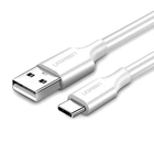 Кабель USB 2.0 AM-Type-C M, 1.5 м, 60W Nickel Plating Білий, US287 UGREEN