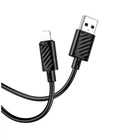 Кабель Hoco X88 Lightning 2.4A з пластиковим обплетенням для iPhone чорний