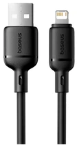 Кабель Baseus Silky Series 2.4A Lightning для iPhone 2м Черный