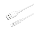 Кабель Hoco X25 Soarer Lightning зарядный белый 6 м для устройств Apple