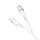 Кабель Hoco X109 силиконовый Lightning 1м для iPhone 3A белый