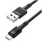 Кабель Hoco X83 Micro USB 2.4A Чорний 1м