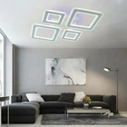 Керована світлодіодна люстра ESLLSE OVAL RGB 110 Bт 5S 550x520x75 мм Бiла