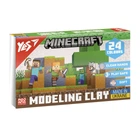 Пластилін 24кол. YES 540682 Minecraft, 480г, стек, /540682/