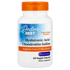 Гиалуроновая кислота и Сульфат хондроитина Doctor's Best, Hyaluronic Acid + Chondroitin Sulfate, хондропротектор, 60 капсул