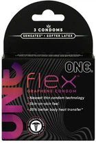 Презервативи One Flex Графенові ультратонкі 3 шт (ROZ6400230470)