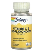 Вітамін C та біофлавоноїди, Solaray, Vitamin C & Bioflavonoids 500мг - 100 капсул (SOR-04432)
