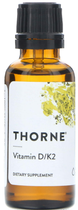 Витамин Д3 и К2 Thorne для костей и сосудов Vitamin D & K2 30 мл (ARE-576544)