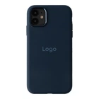Чохол Silicone Case Metal Buttons (AA) для iPhone 11 Midnight Blue