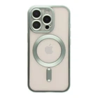 Чохол TPU Metallic Chrome Full Camera with Magsafe для iPhone 16 Pro Chrome Green