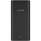 Батарея універсальна Canyon 20000mAh, Input 5V/2A, Output 5V/2.1A(Max), Black (CNE-CPB2001B)